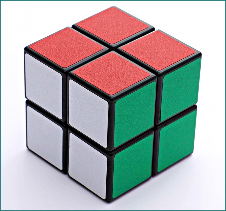 【圣手二阶魔方磨砂黑色】2阶圣手魔方入门益智儿童玩具创意批发