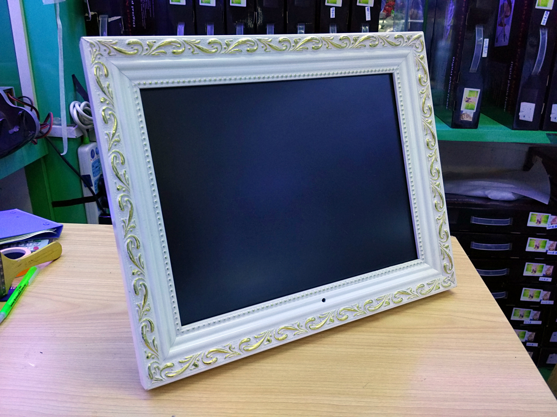 厂家直销15寸高清数屏经典木相框电子相框数码相框电子相册广告机