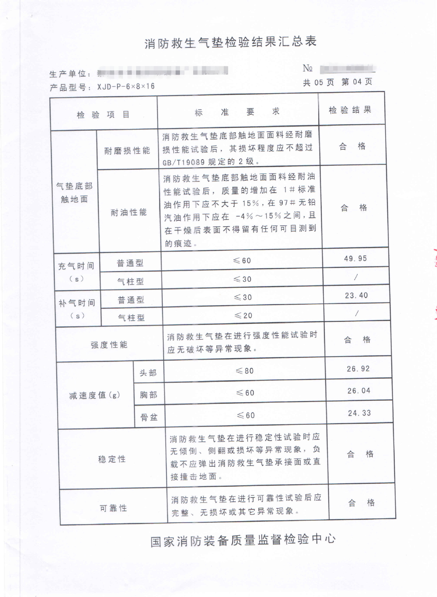消防救生气垫 6*8救生充气垫 pvc逃生气垫 安全气垫 消防检测报告
