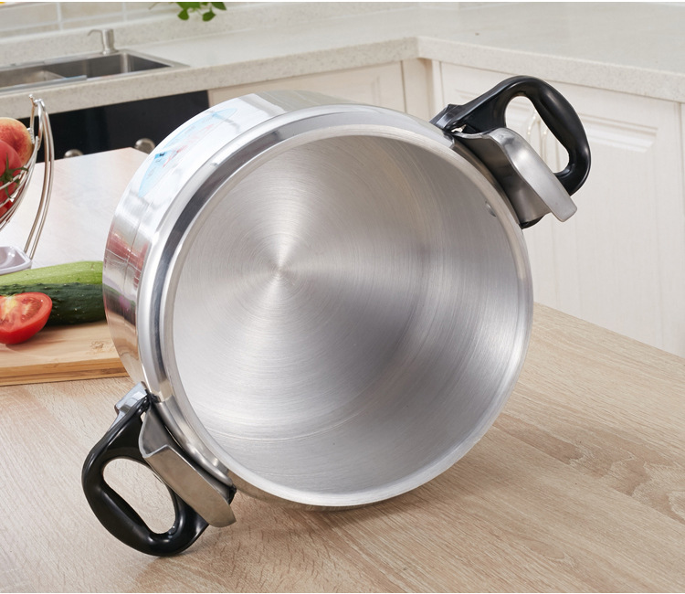 铝合金防爆压力锅 压盖式商用高压锅 酒店饭店餐厅燃气煲汤锅炖锅