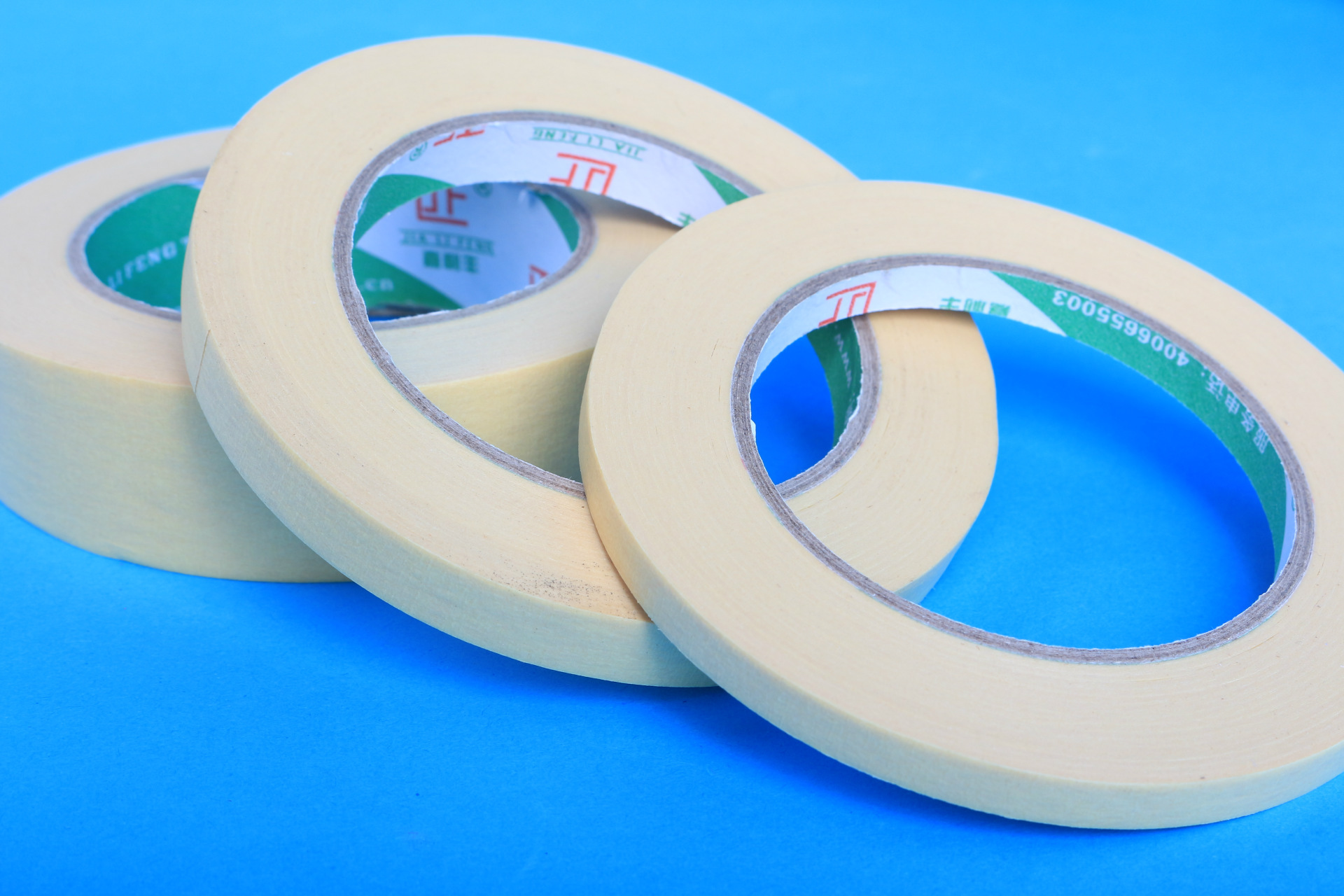 厂家供应白色米黄普通常温美纹胶皱纹纸胶带