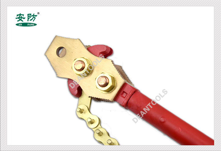 防爆链式管钳 水管钳 夹持钳 紧固钳 链条扳手 链式钳