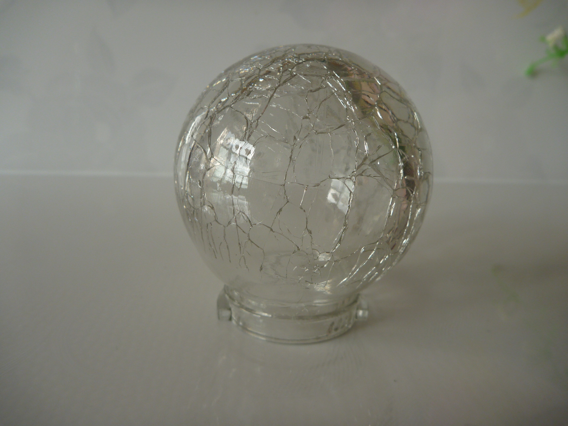 冰裂玻璃灯罩 冰裂玻璃瓶 欧式裂纹玻璃灯罩 定做灯罩 冰裂玻璃球