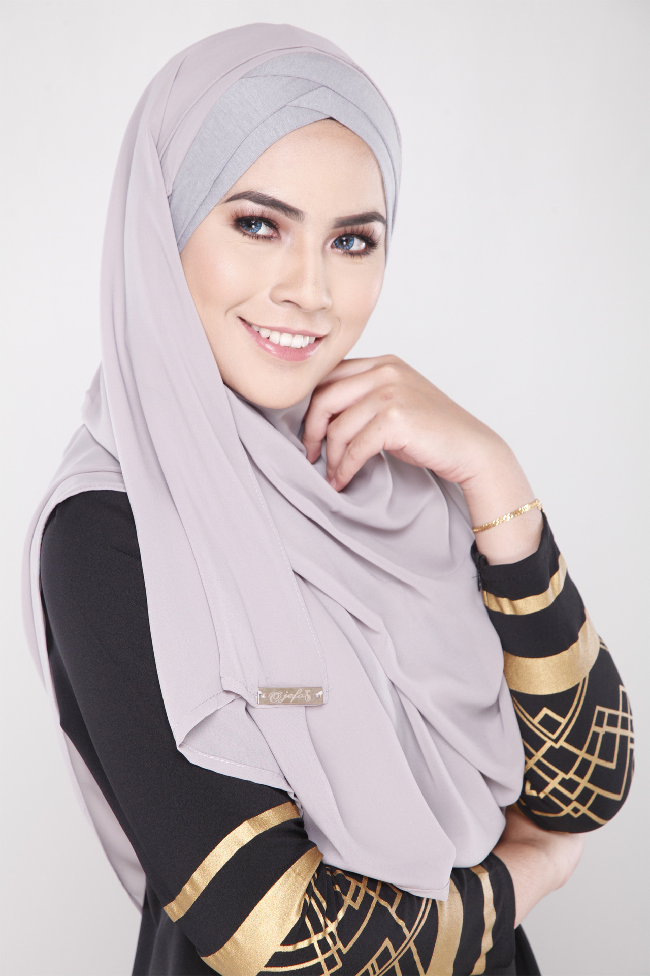 庄重之美~穆斯林女百搭头巾方便盖头纱巾