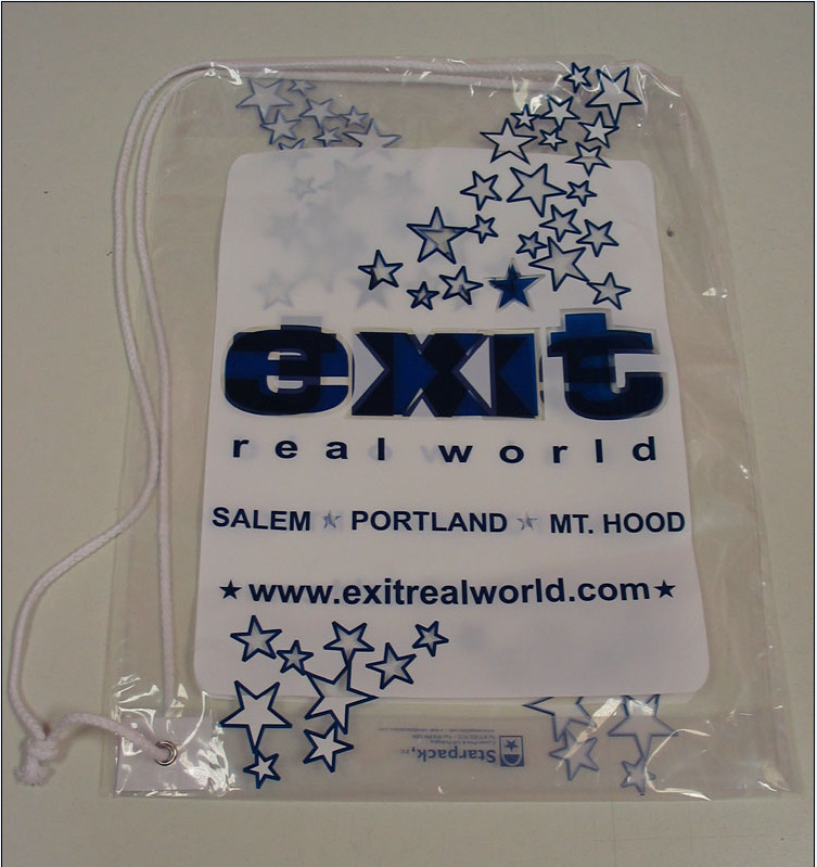 工厂直销 pe穿绳服装购物袋 塑料包装抽绳袋 cpe穿绳袋 支持定制