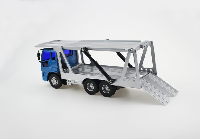 力利小型轿运车双层运输拖车带3辆小轿车儿童惯性工程车32525