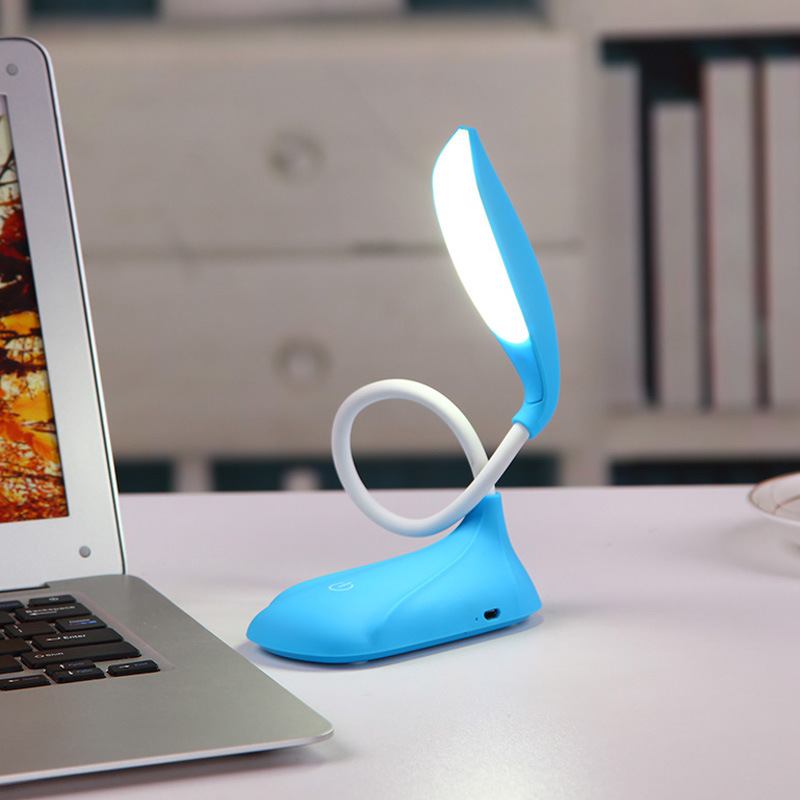 Banana table lamp LED USB simple charging desk lamp time three dimming learning bed headlight lamp5