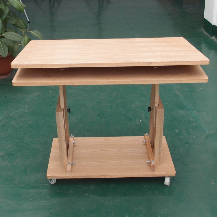 生产供应 大号升降静物台 可升降折叠滚动静物台 德国榉木静物台
