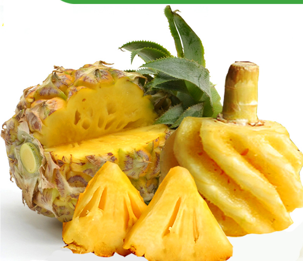 海南香水菠萝 新鲜水果 菠萝 6颗 6.5斤