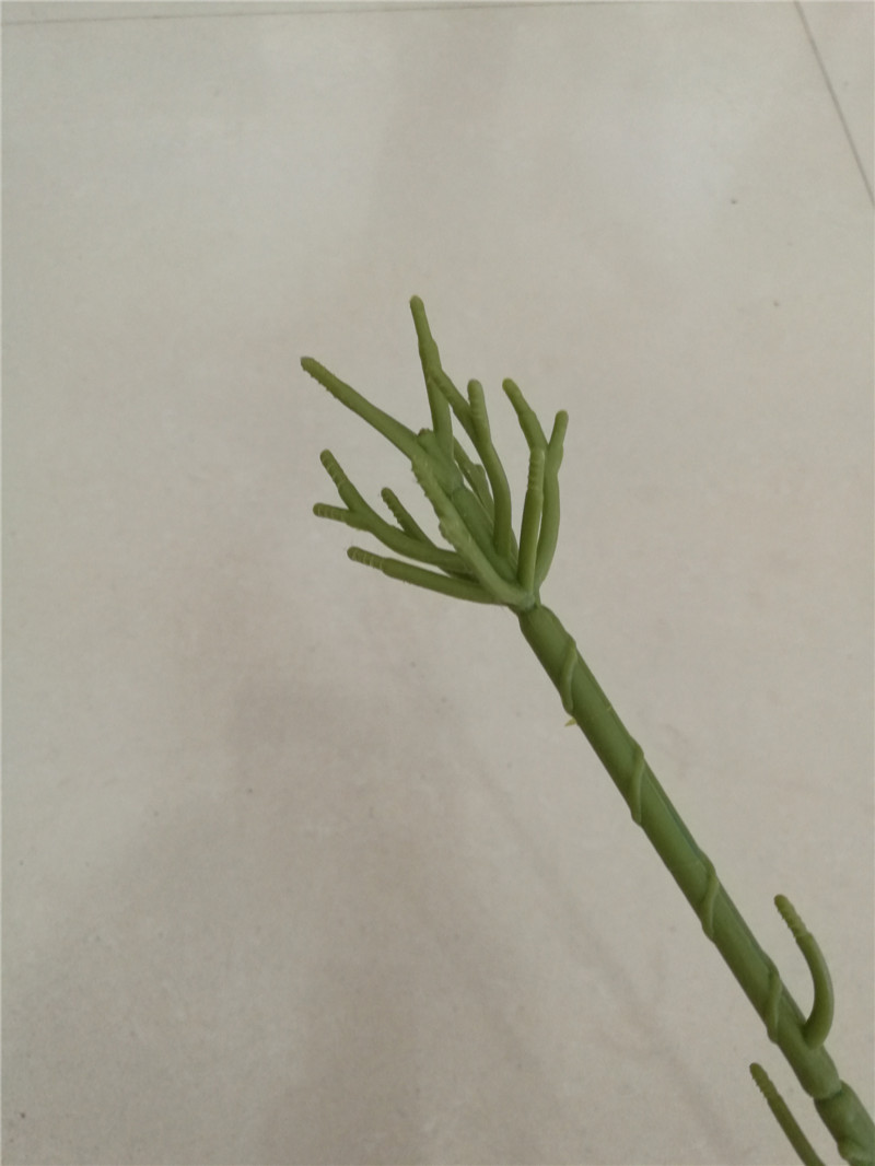 厂家供应仿真花枝头 57厘米18头绣球花杆 婚庆手捧花花枝花杆配件