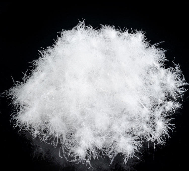 湖北厂家批发70%白鸭绒 国标羽绒水洗高清洁度保暖羽绒行业.