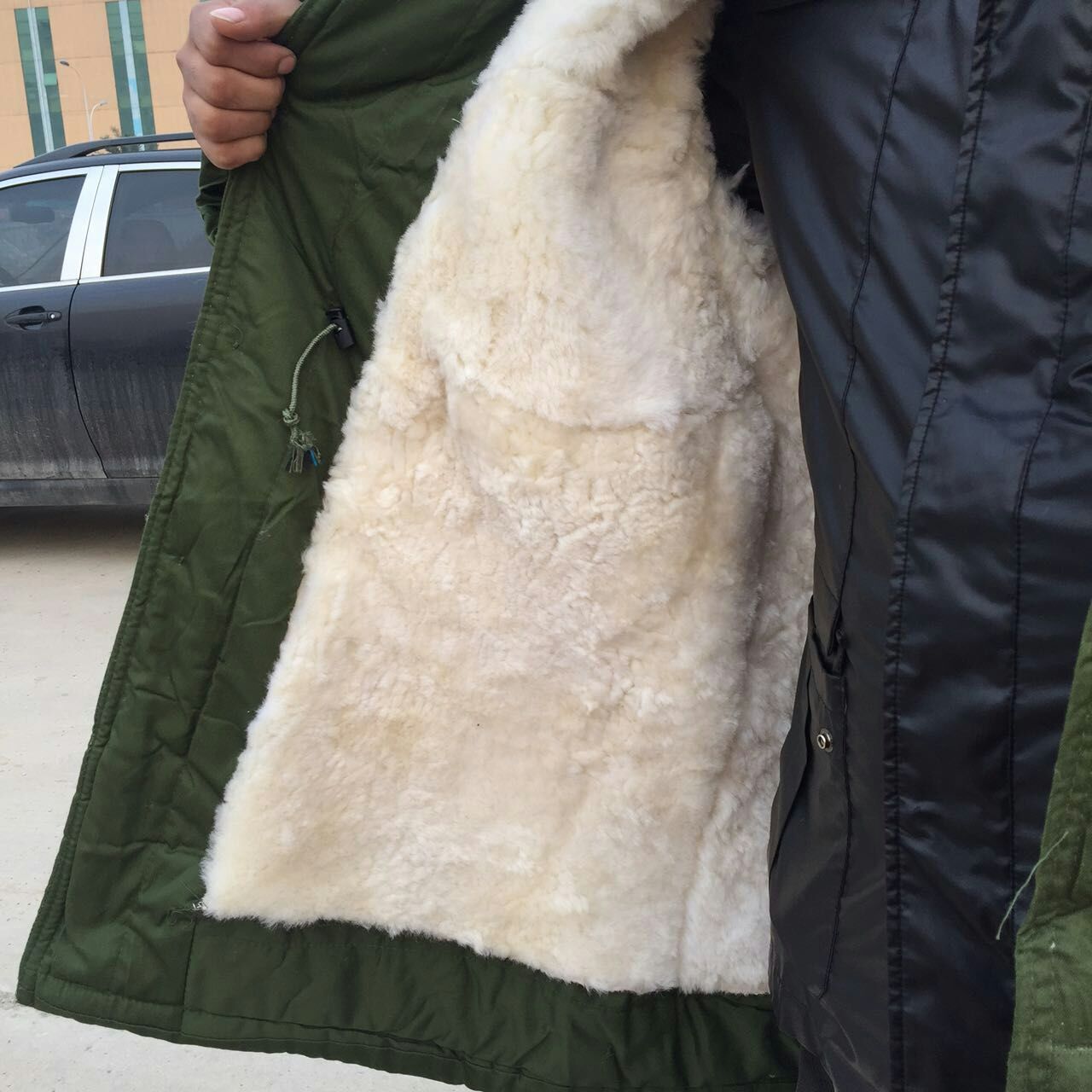 厂家直销 剪绒羊皮皮毛一体军大衣90款棉大衣真羊皮假一赔十