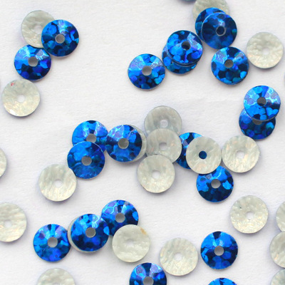 进口镭射亮片 镭射天蓝 2mm 3mm 4mm 5mm 6mm 7mm 8mm 镭射烫片