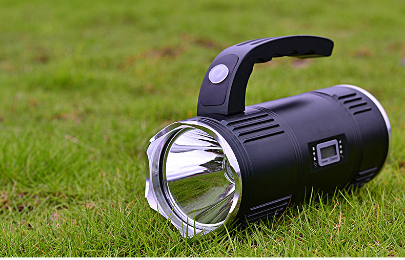 超亮30w钓鱼灯狩猎灯led探照灯可充电白光蓝光黄光夜钓灯户外打猎