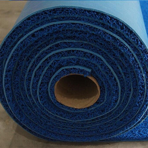 可定制批发卷材片材广告地垫原材料pvc喷丝门垫长度18米整卷包邮