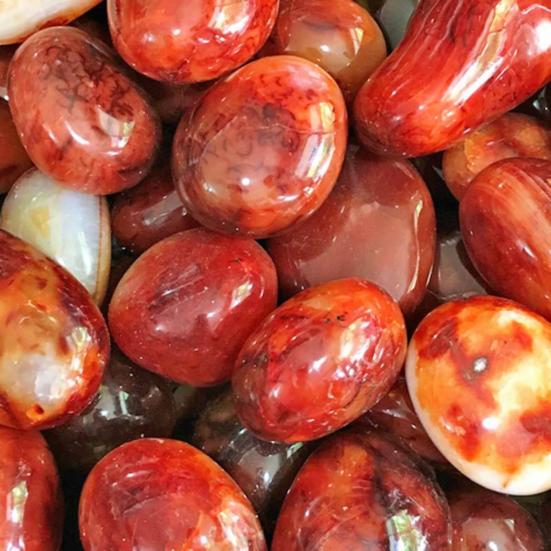 红玛瑙戒面半圆形天然原石diy手工裸石配件服装饰品diy配件