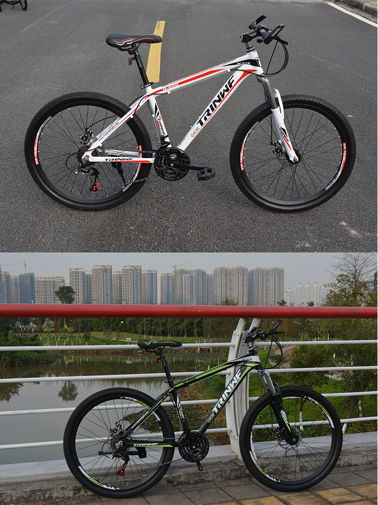 千里狼q-600山地车26寸21速铝合金车架学生自行车碟刹.