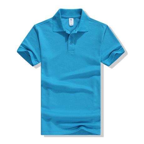 厂家定做宣传促销赠品t恤衫翻领广告衫大码涤棉文化衫polo衫工服