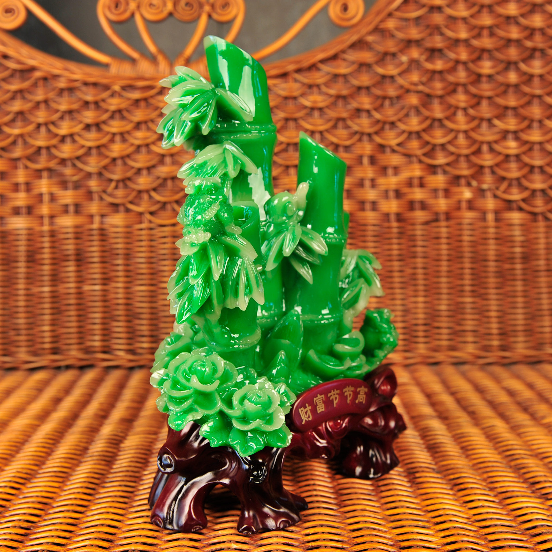 摆件 节节高仿玉工艺品小号 现代家居装饰品节日礼品批发 招财风水