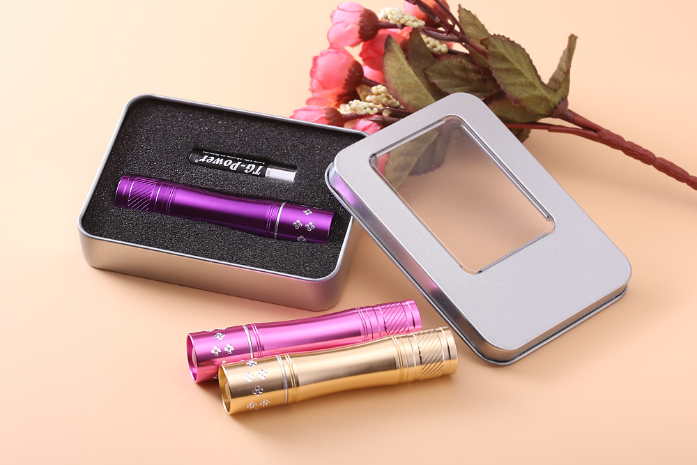 荧光剂检测笔灯 365nm紫光手电筒验钞玉石化妆品面膜琥珀紫外线灯