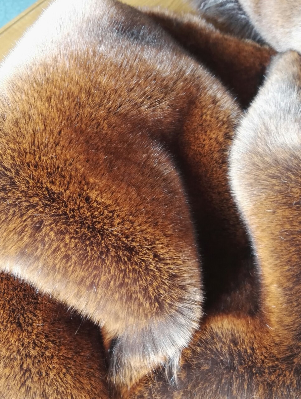 供应灰褪黄染咖啡尖高端仿软狐狸毛皮