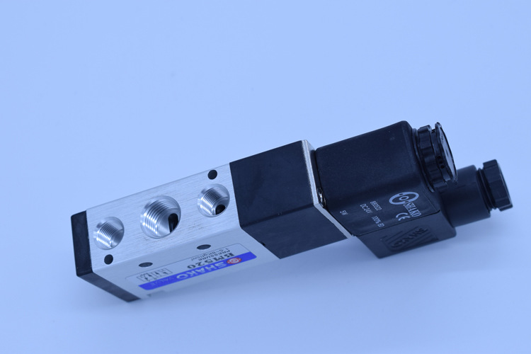 原装正品台湾新恭shako电磁阀bm520 气动换向阀 ac220v dc24v