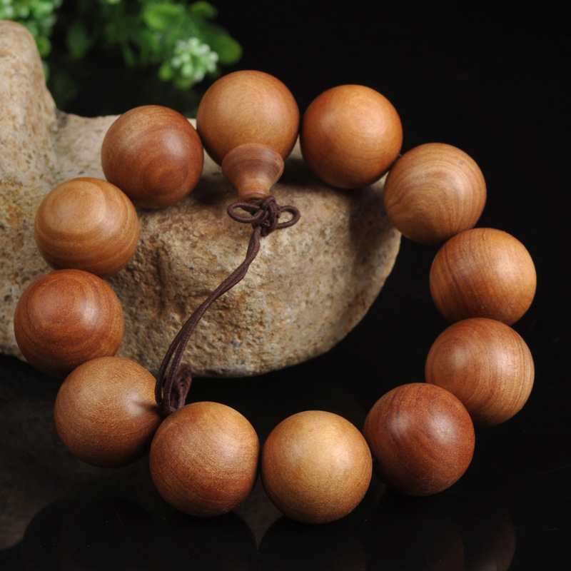芭比檀香木手串媲美2.0老山檀香手串108颗佛珠手链厂家直销