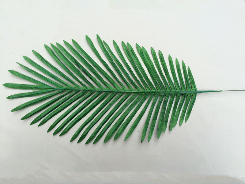 新款 仿真家居装饰植物 假树叶 深浅两色 大葵叶丝印布厂家直销