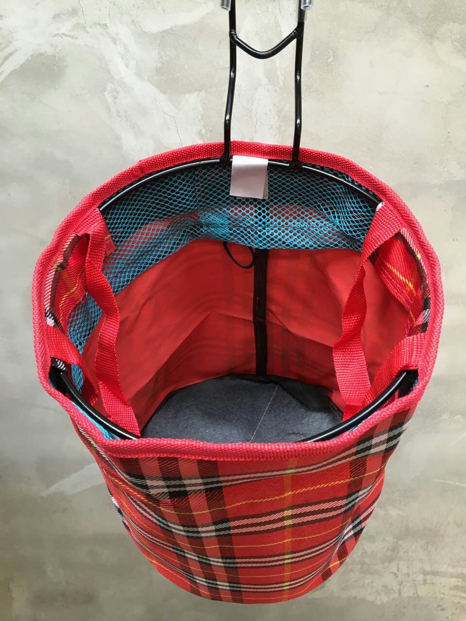 厂家生产销售折叠车筐 帆布车篮