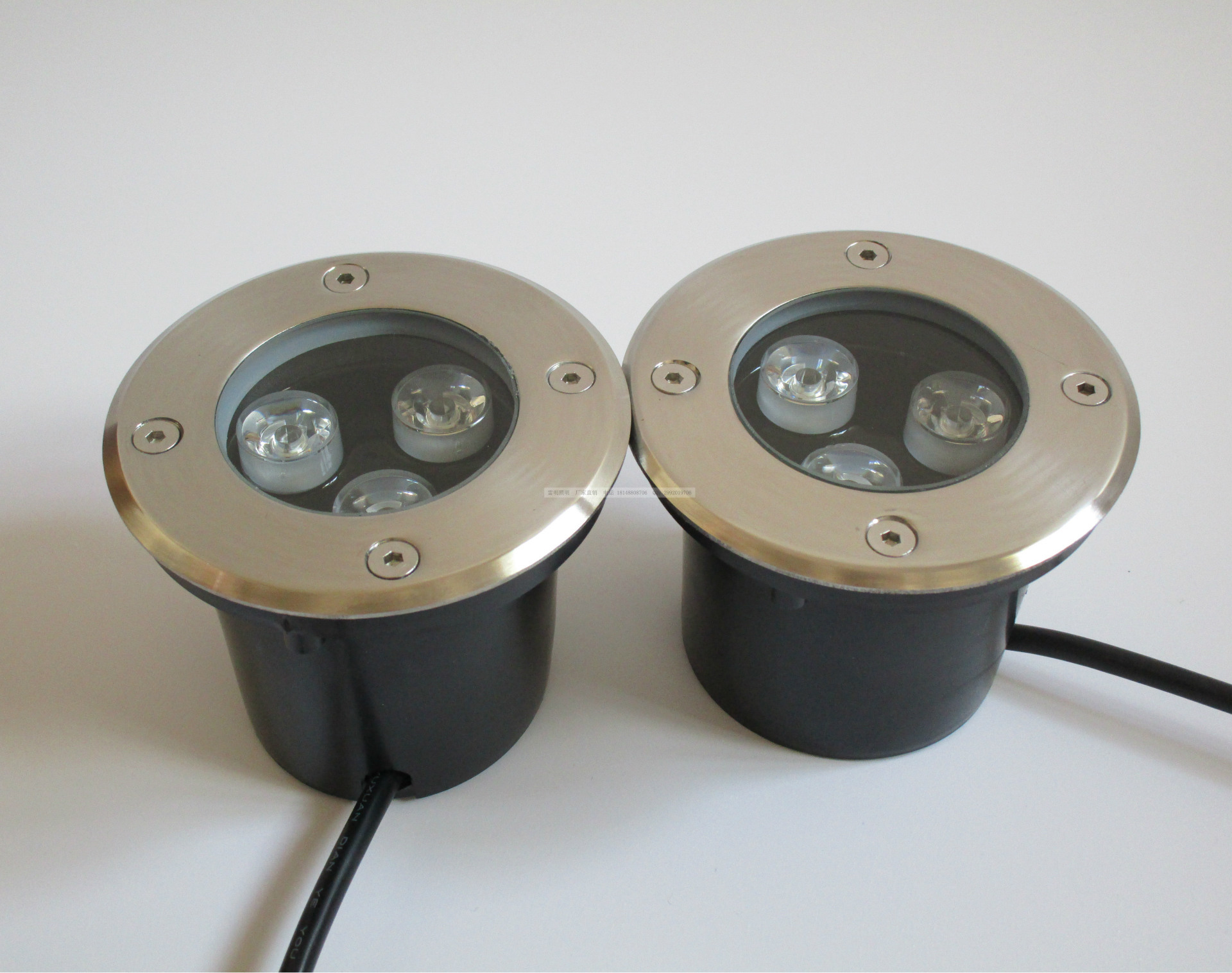 圆形led地埋灯3w ac85-265v