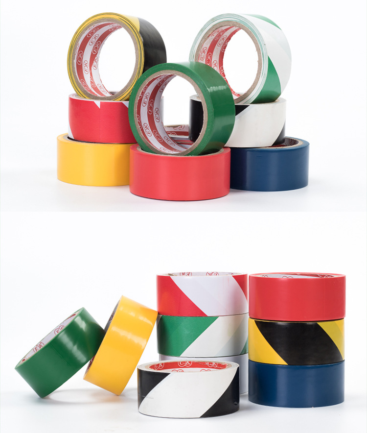 厂家直销优质工业警示胶带/黄黑斑马胶 宽43mm 长15m 地板胶警示