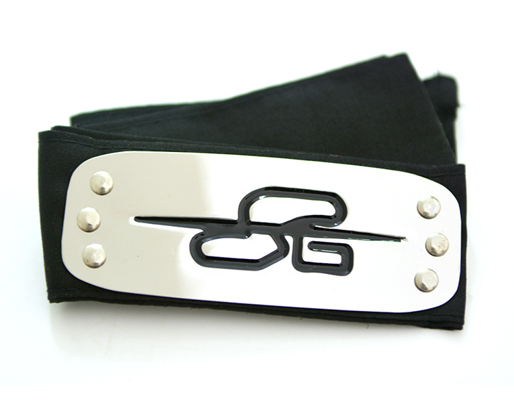 火影忍者护额头带鸣人卡卡西鼬,道具配件木叶逆忍配件批发长款