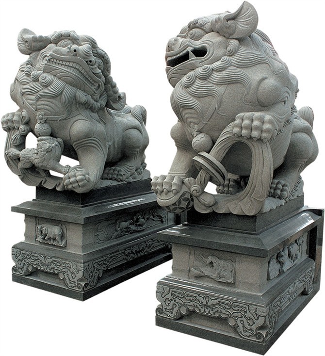 惠安青石狮子雕刻北京天安门石雕狮子大理石花岗岩镇宅石