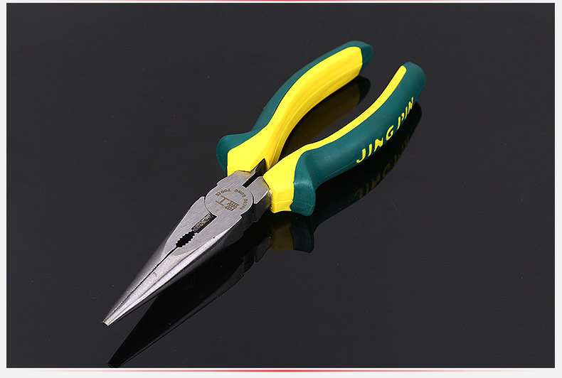 临沂五金城厂家批发刺猬柄尖嘴手钳子尖头6寸/8寸 尖嘴钳