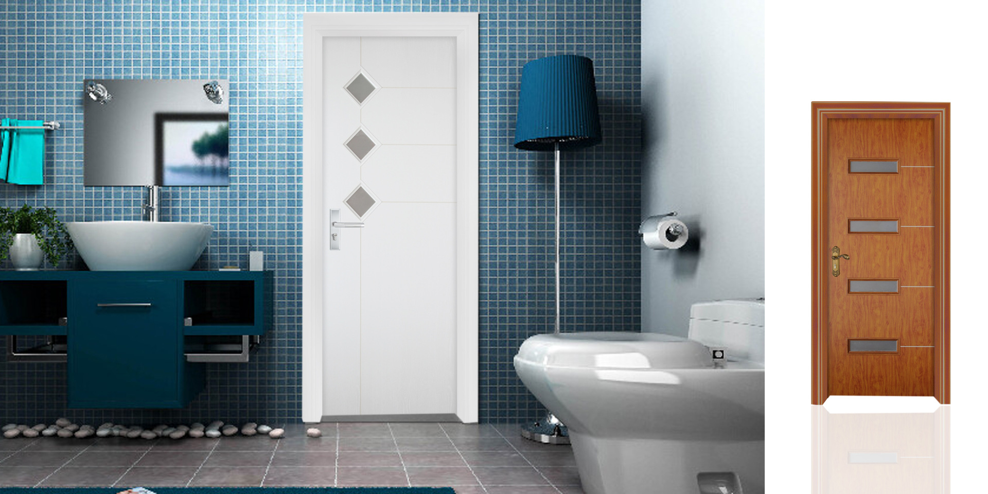 木塑门 环保wpc门 卫生间门 防水木塑