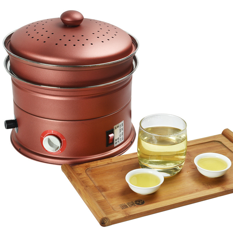 家用迷你焙茶机竹编笼烤茶机茶叶提香养生