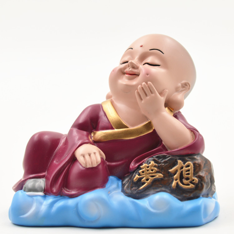 中国风工艺品摆件创意小和尚家居饰品 装饰摆设 展会会销礼品礼物