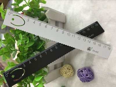 批发无印良品风格18cm钢尺