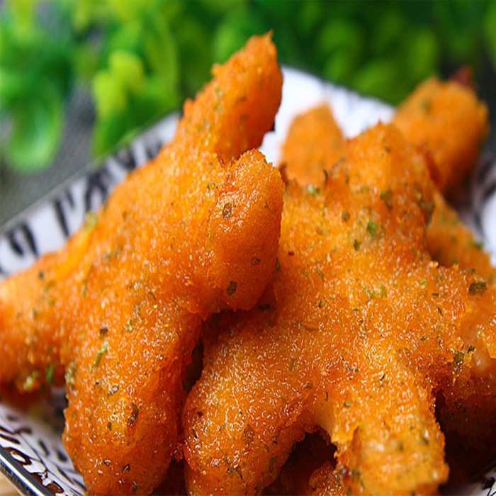 亚洲渔港黄金海皇星1050g盒必胜客虾仁即食小吃油炸冷冻食.