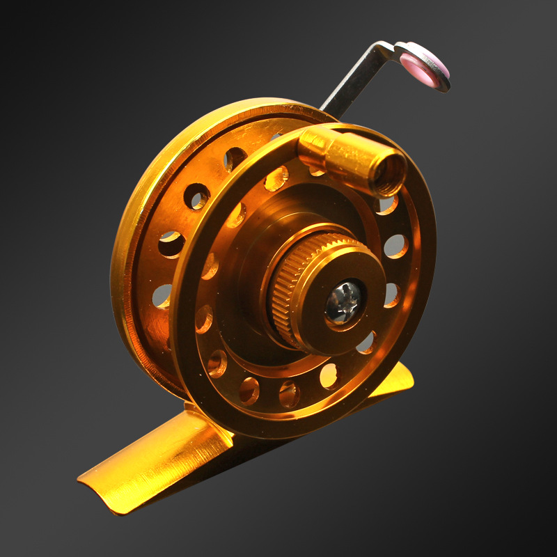钓渔轮全金属飞钓轮前打轮带泄力冰钓轮矶钓轮鱼线轮飞蝇轮垂钓品