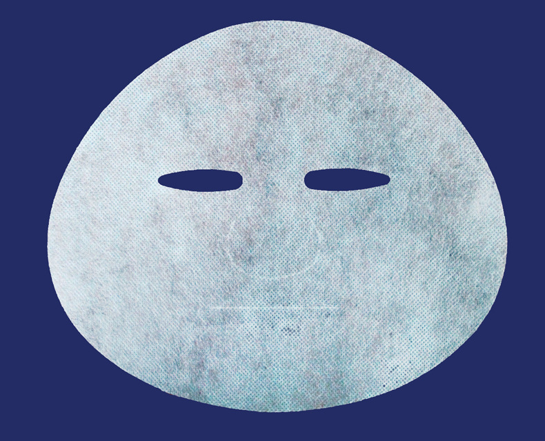 批发25克蓝膜超隐形面膜纸未压缩型超薄透气美容dry必备面膜贴