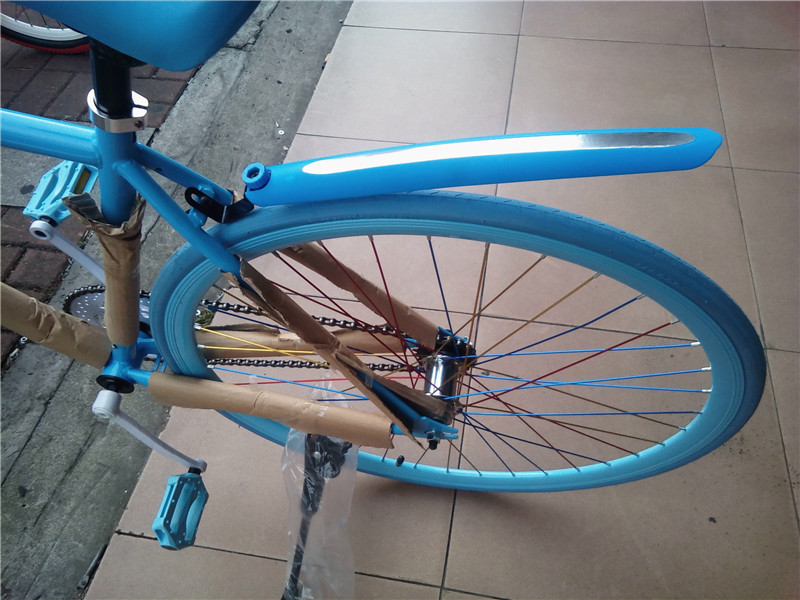 死飞车挡泥板 自行车挡坭板山地车彩色泥瓦 骑行装备防水泥除板