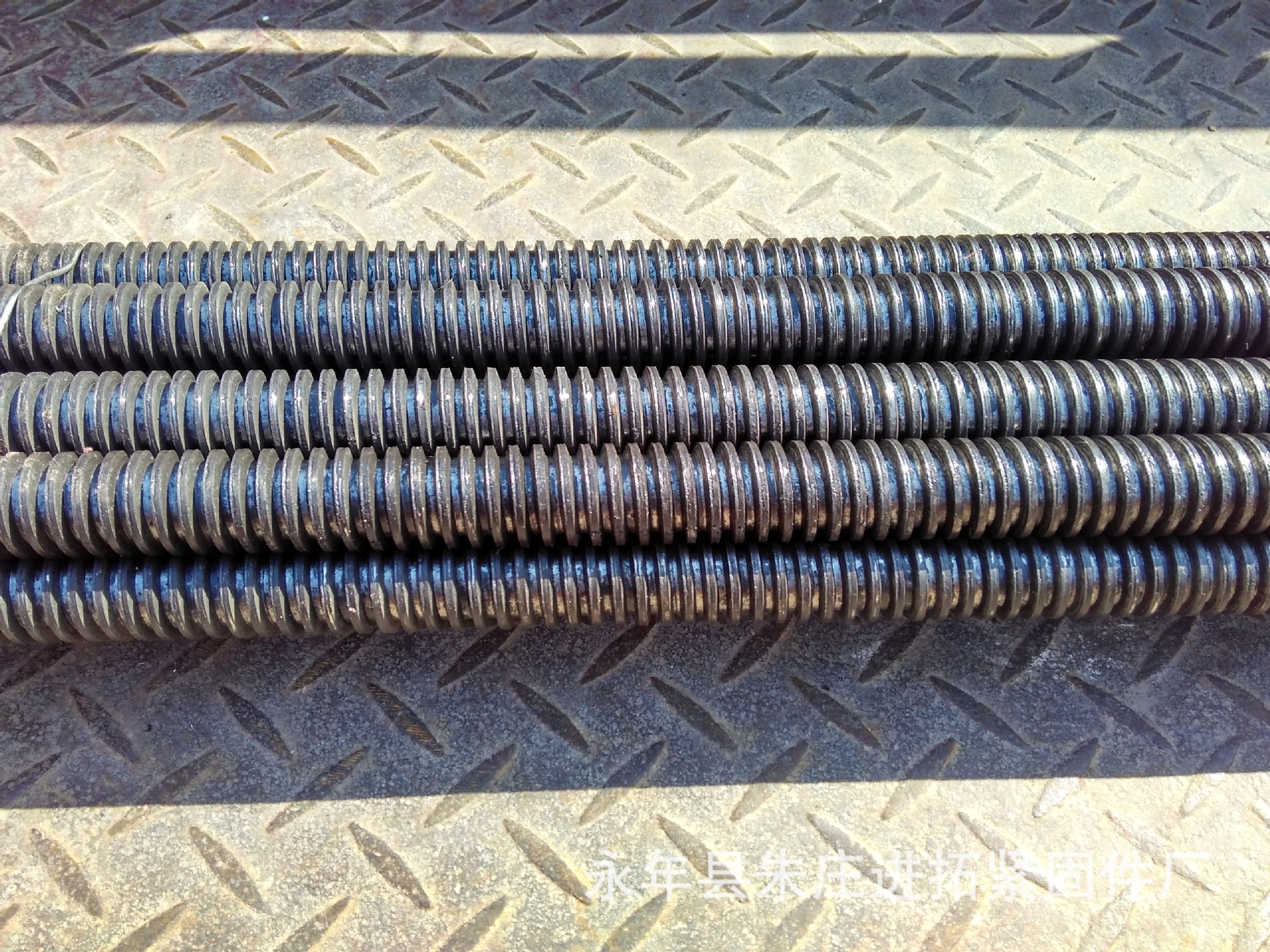 进拓梯型扣丝杠 m12×3×1米国标梯形牙条 t型螺纹 机床滑动丝杆