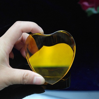水晶心形love摆件 家居摆件高档爱心礼品 水晶浦江厂家直销