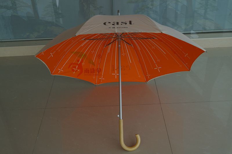 双层伞木弯柄伞铝合金伞直杆伞广告伞雨伞定做广告伞制作厂家雨伞