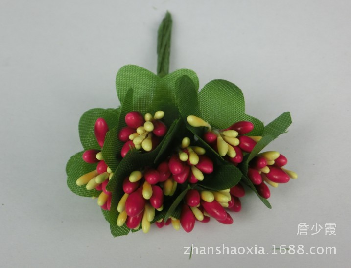 丝网花材料批发丝袜花手工制作仿真花芯花蕊插花配草泡沫