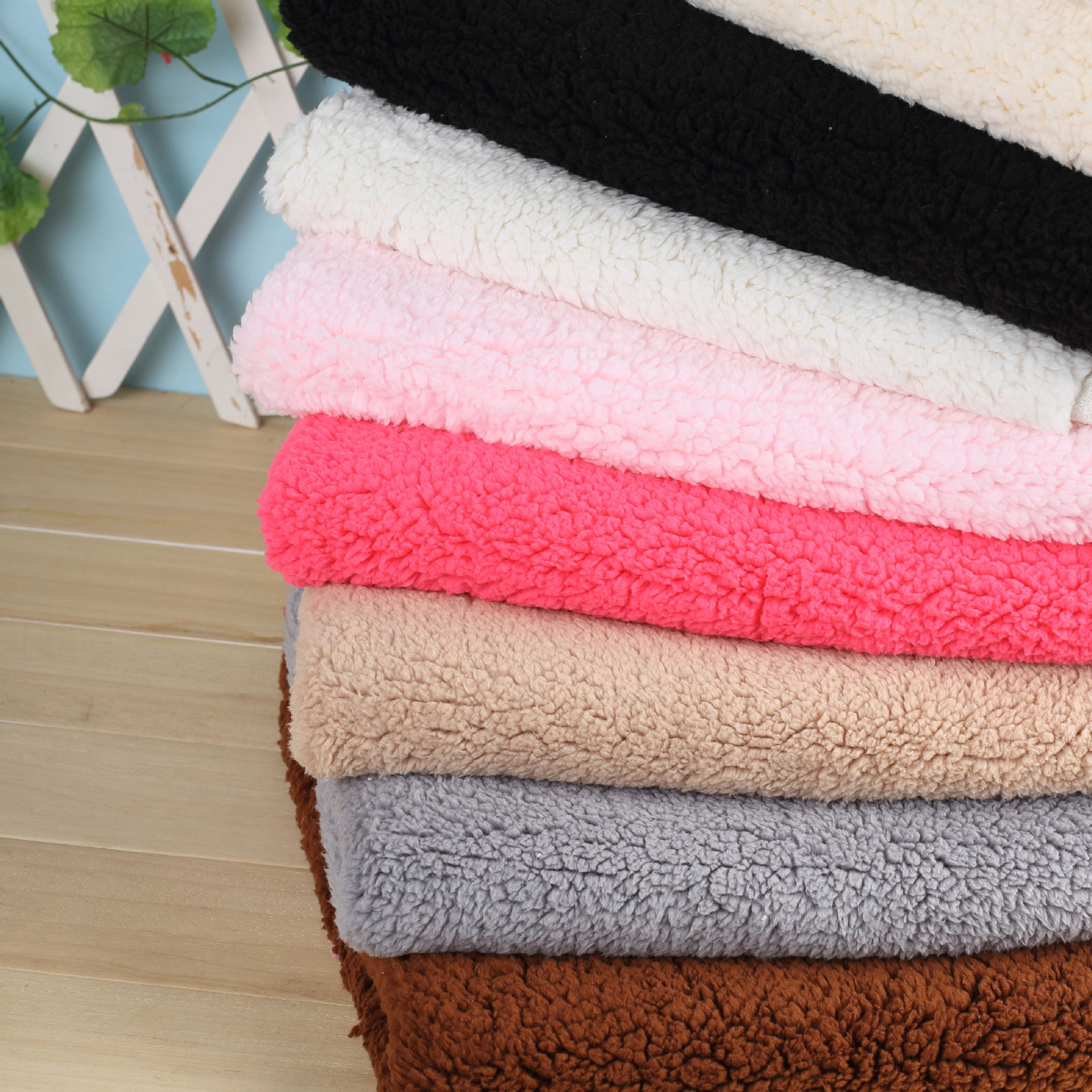 厂方现货 棉花绒 羊羔绒 服装里料 毛绒 泡泡布