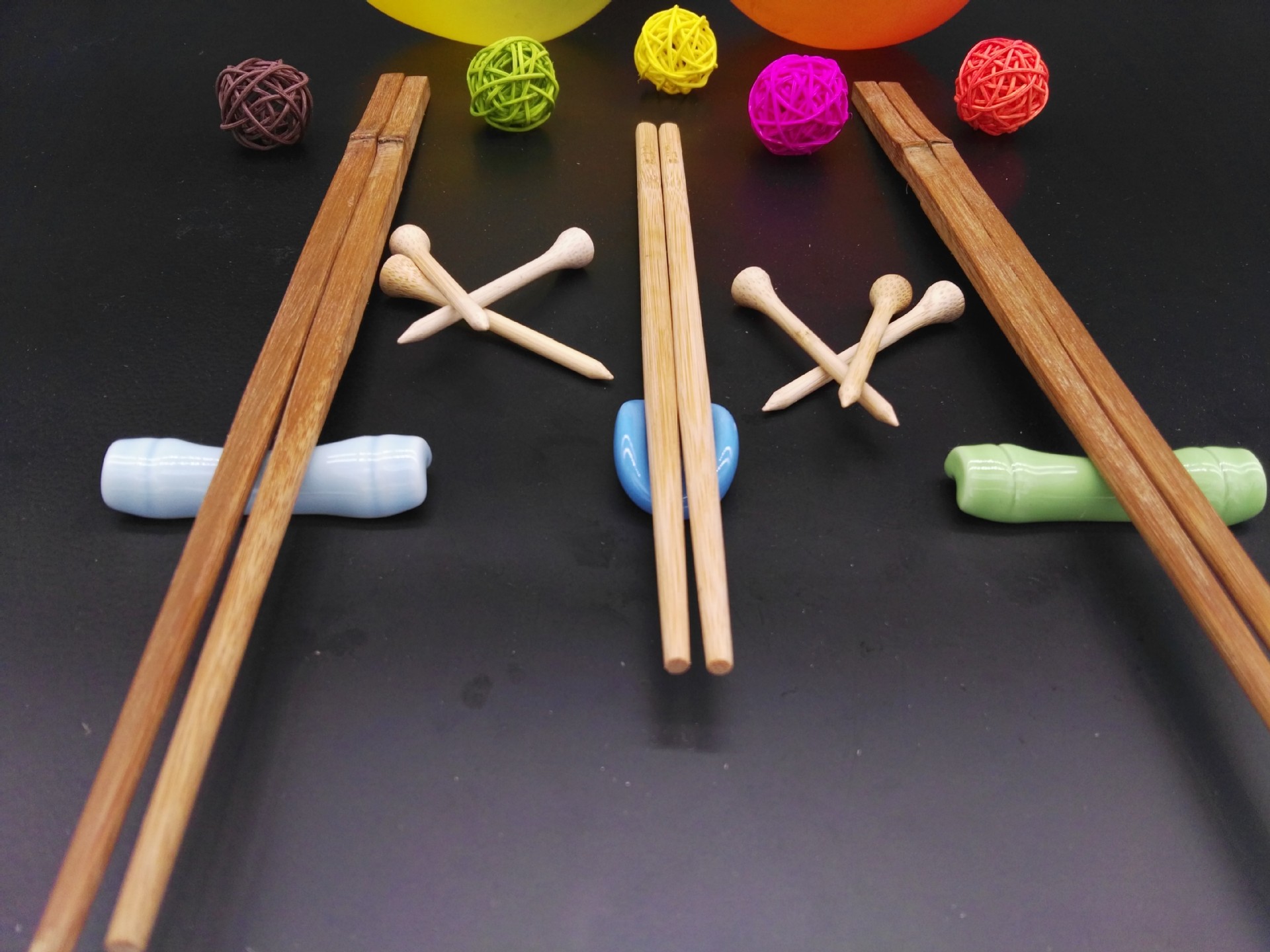 三仁箸 工艺竹筷 纯手工打造 碳化打油 可logo