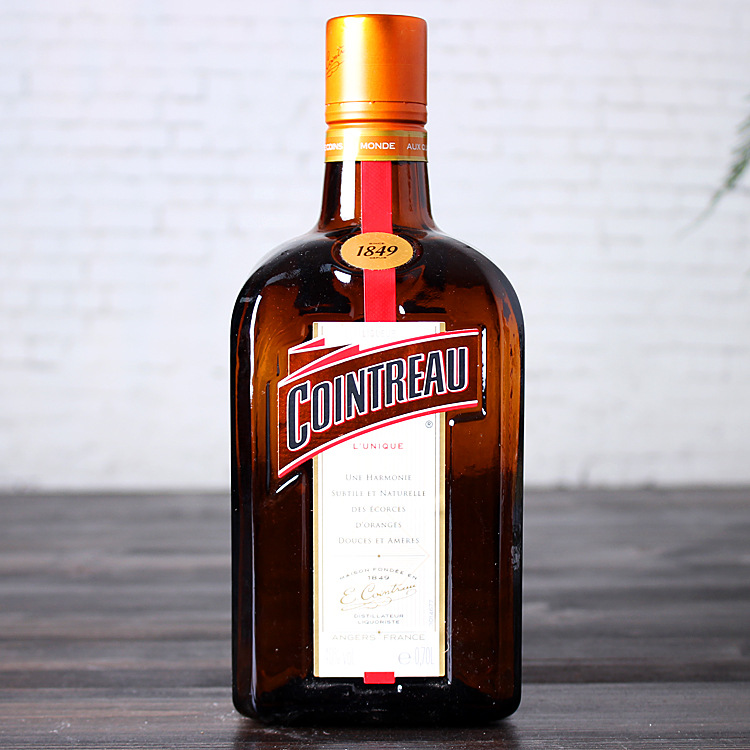 进口洋酒 cointreau君度香橙味力娇酒700ml利口酒配制甜酒鸡尾酒