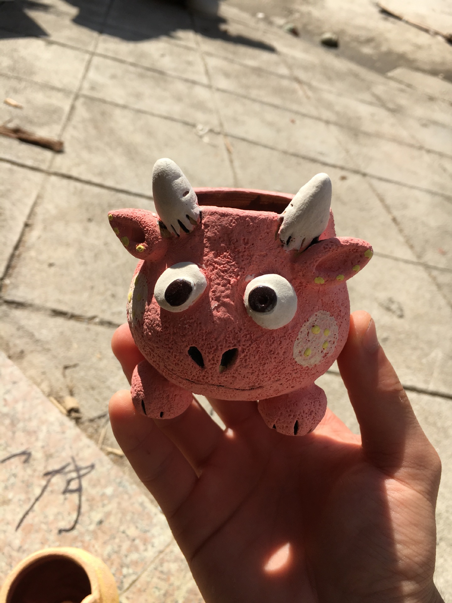 普罗旺斯韩版动物多肉盆 景德镇手工韩式陶艺花盆摆设装饰花器